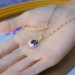 Cat Eye Tulip Necklace