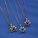 Cat Paw Custom Name Engraving Necklace
