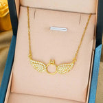 Celestial Angel Wing Necklace