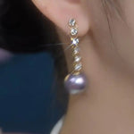 Chain Pearl Earrings