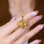 Champagne Cat Eye Necklace