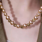 Champagne Crystal Necklace