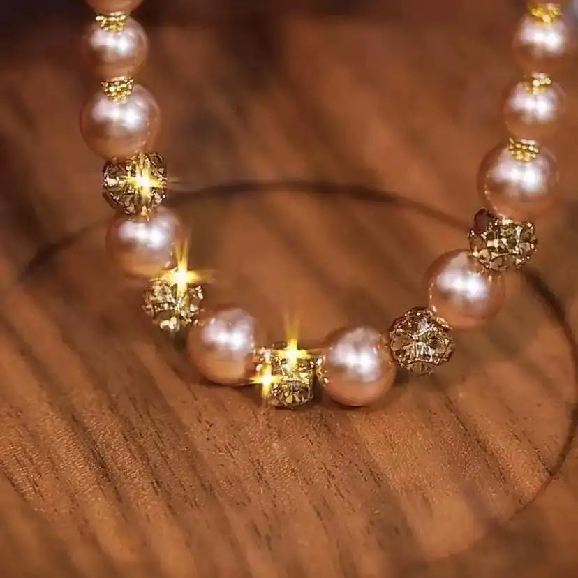 Champagne Crystal Necklace