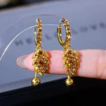 Champagne Gold Leaf Ear Cuffs