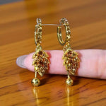Champagne Gold Leaf Ear Cuffs