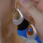 Chinese Retro and European Exaggerated Hoop Earrings