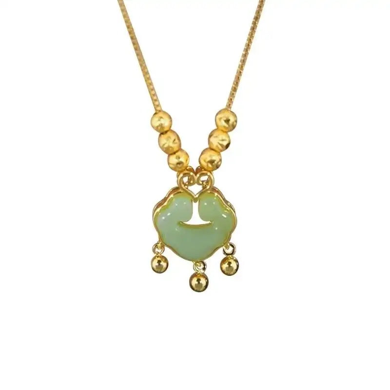 Chinese Ruyi Lock Necklace