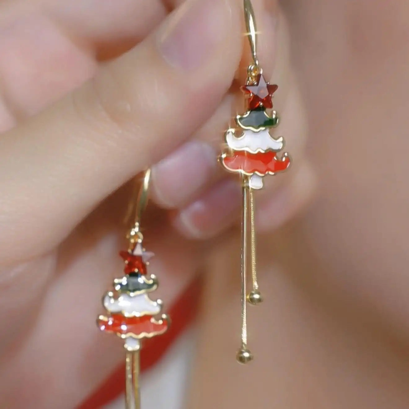 Christmas Tree Stud Earrings