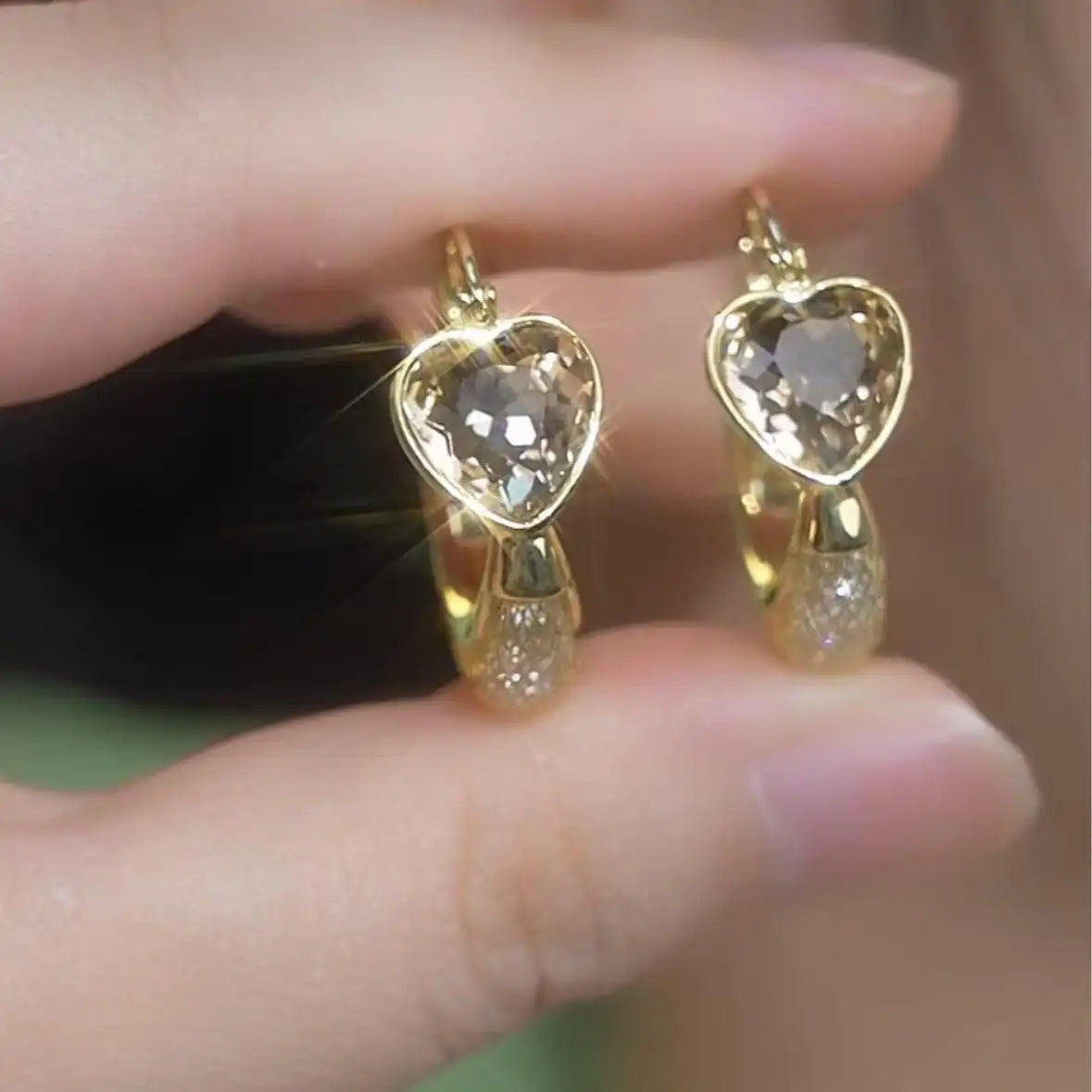 Circle Romantic Charm Hoop Earrings
