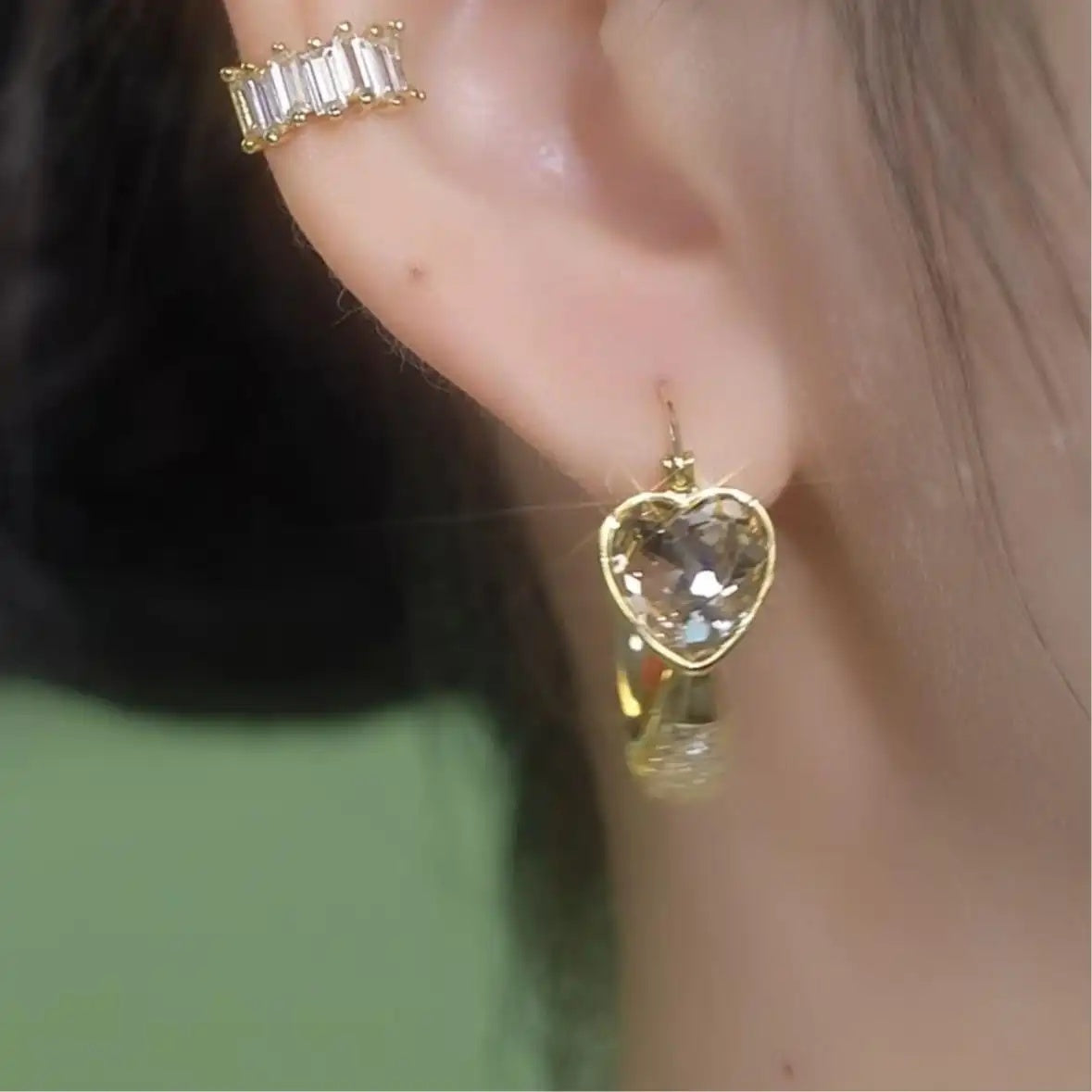 Circle Romantic Charm Hoop Earrings