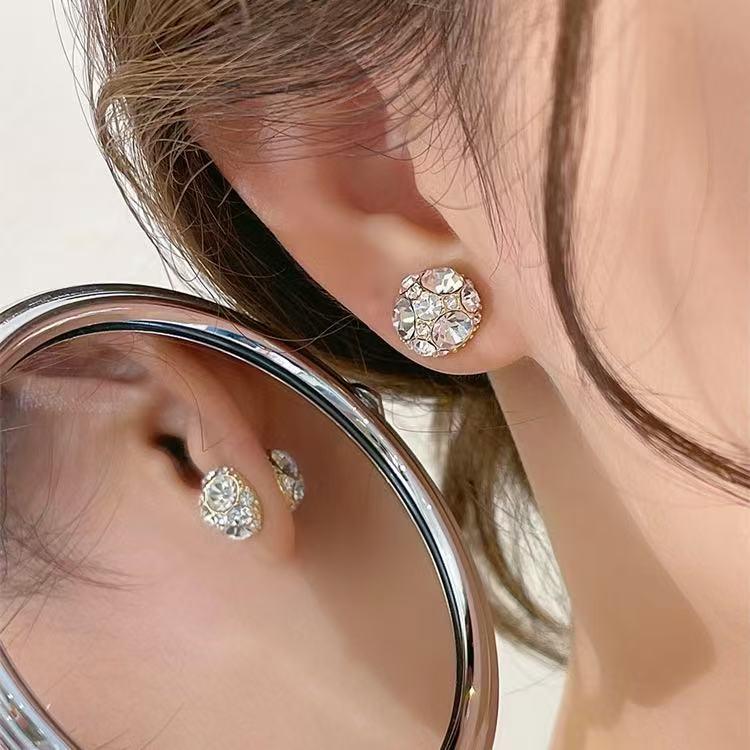 Clip-On No Piercing Rhinestones and Earrings