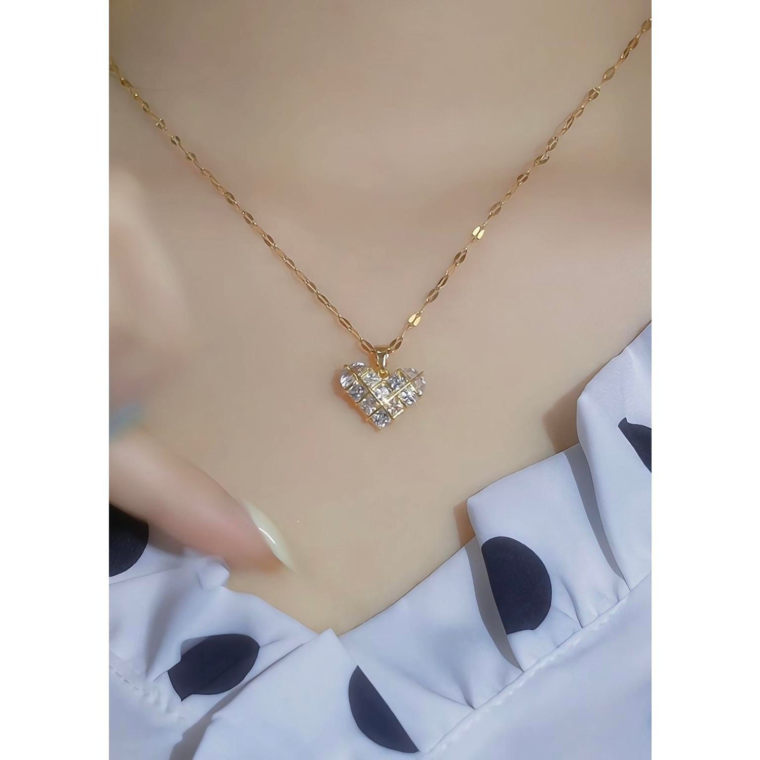 Coffee Heart Necklace