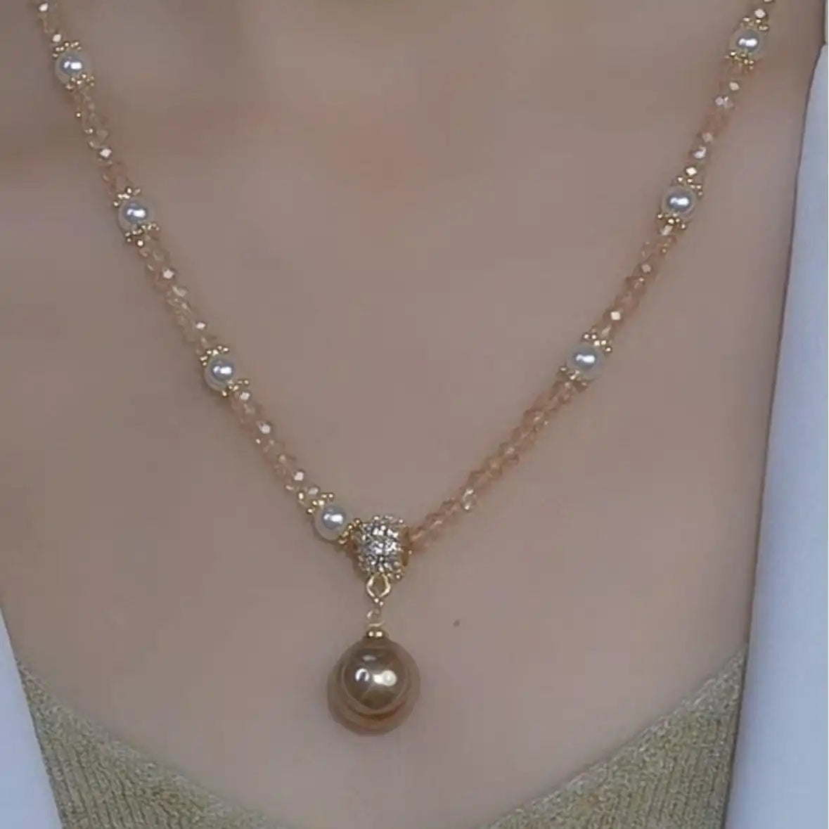Coffee Tone Necklace