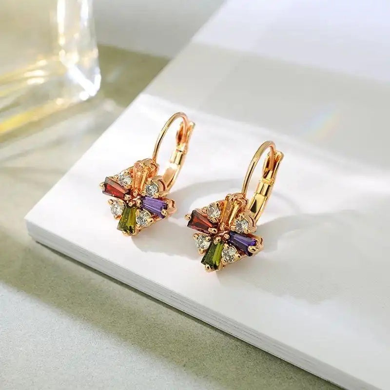 Colored Minimalist Earrings