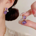 Colorful Crystal Ear Cuffs