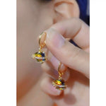 Colorful Crystal Heart Earrings