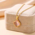 Colorful Crystal Heart Small Necklace