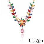 Colorful Flower Jewelry Set