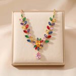Colorful Flower Jewelry Set