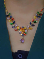 Colorful Flower Jewelry Set