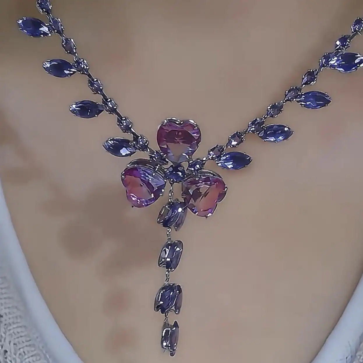 Colorful Flower Necklace