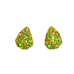 Colorful Teardrop Crystal Stud Earrings