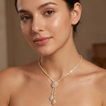 Creative Wedding Crystal Flower Bride Jewelry Set