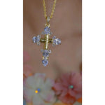 Cross Crystal Retro Pendant Necklace