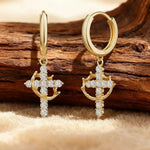 Crown Cross Attention To Detail Earrings