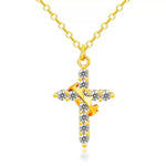 Crown Cross Creative Cross Hollow Necklace