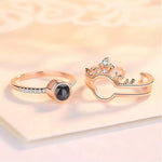 Crown Removable Open Ring