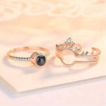 Crown Removable Open Ring