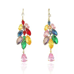 Crystal and Ins Colorful Flower Necklace