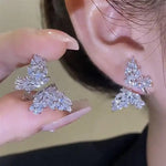 Crystal Butterfly Earrings