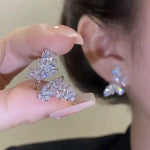 Crystal Butterfly Earrings