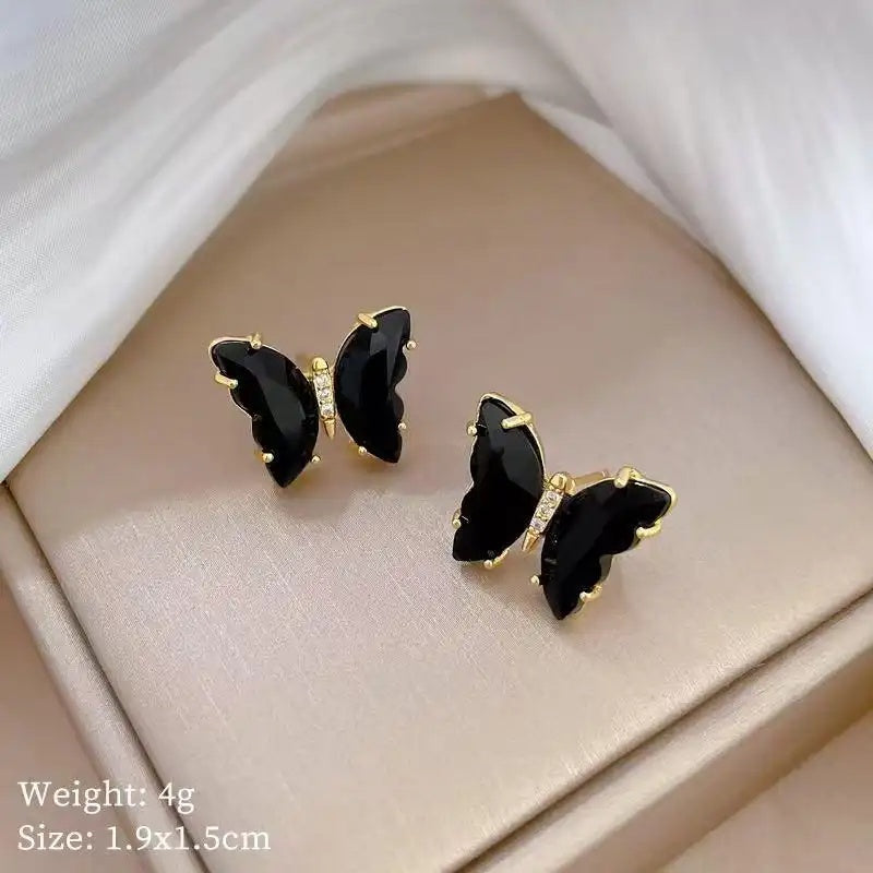 Crystal Butterfly Jewelry Set