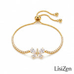 Crystal Butterfly Pattern Ins Bracelet