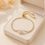 Crystal Butterfly Pattern Ins Bracelet