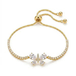 Crystal Butterfly Pattern Ins Bracelet