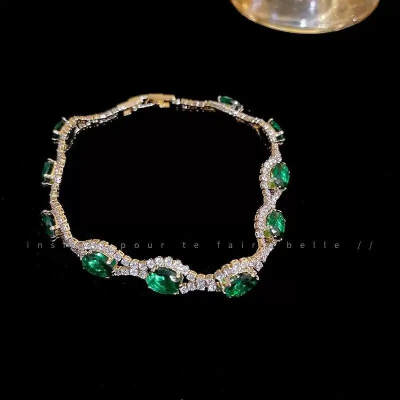 Crystal Charm Bracelet