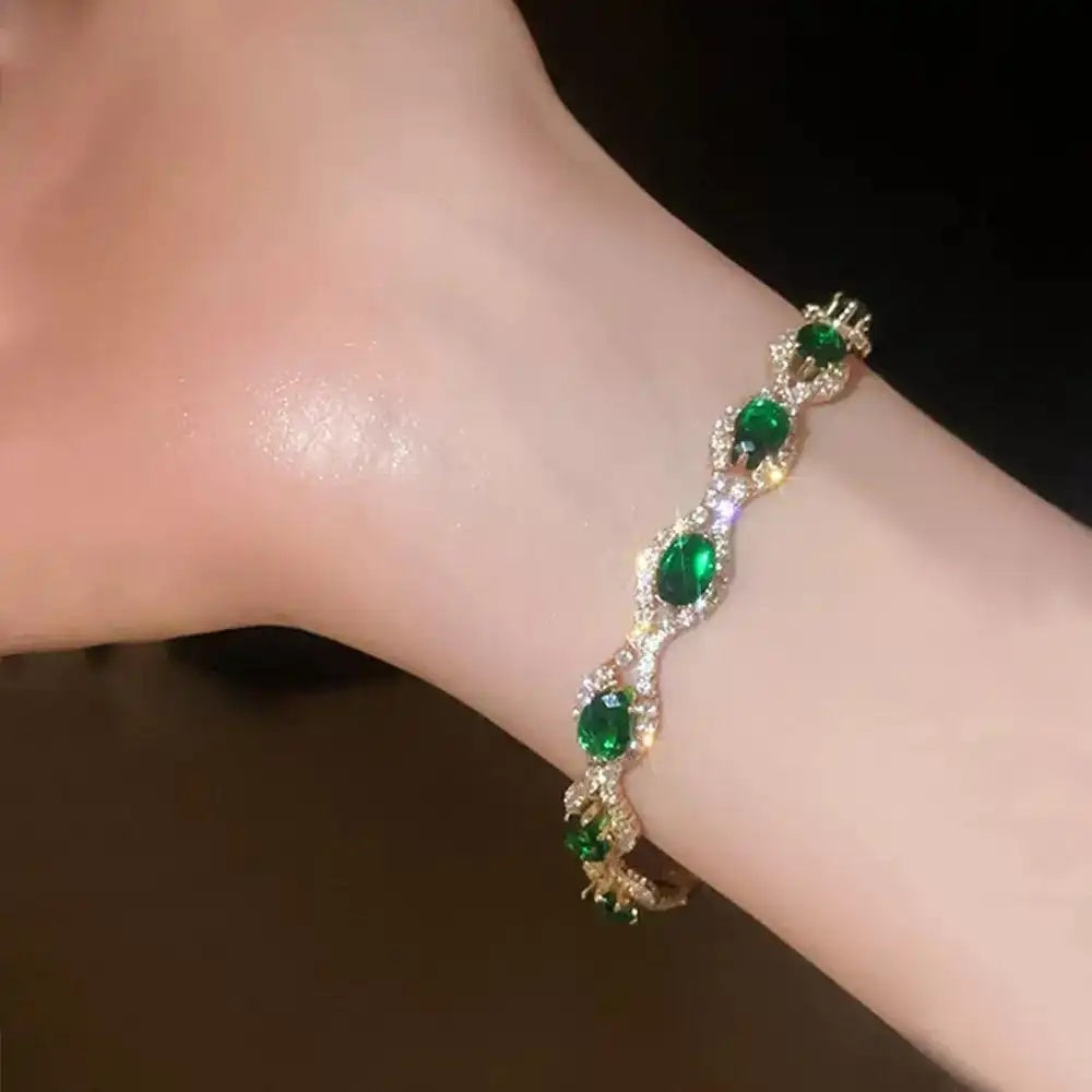 Crystal Charm Bracelet