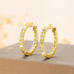Crystal Circle Ear Cuffs