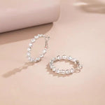 Crystal Circle Earrings