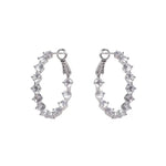 Crystal Circle Earrings