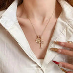 Crystal Cross Vintage Necklace