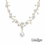 Crystal Floral Jewelry Set