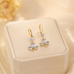 Crystal Flower Earrings