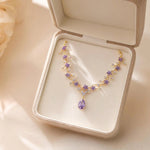 Crystal Flower Necklace