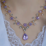 Crystal Flower Necklace
