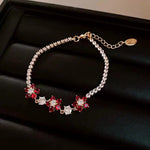 Crystal Flower Wristband Korean Ins Bracelet